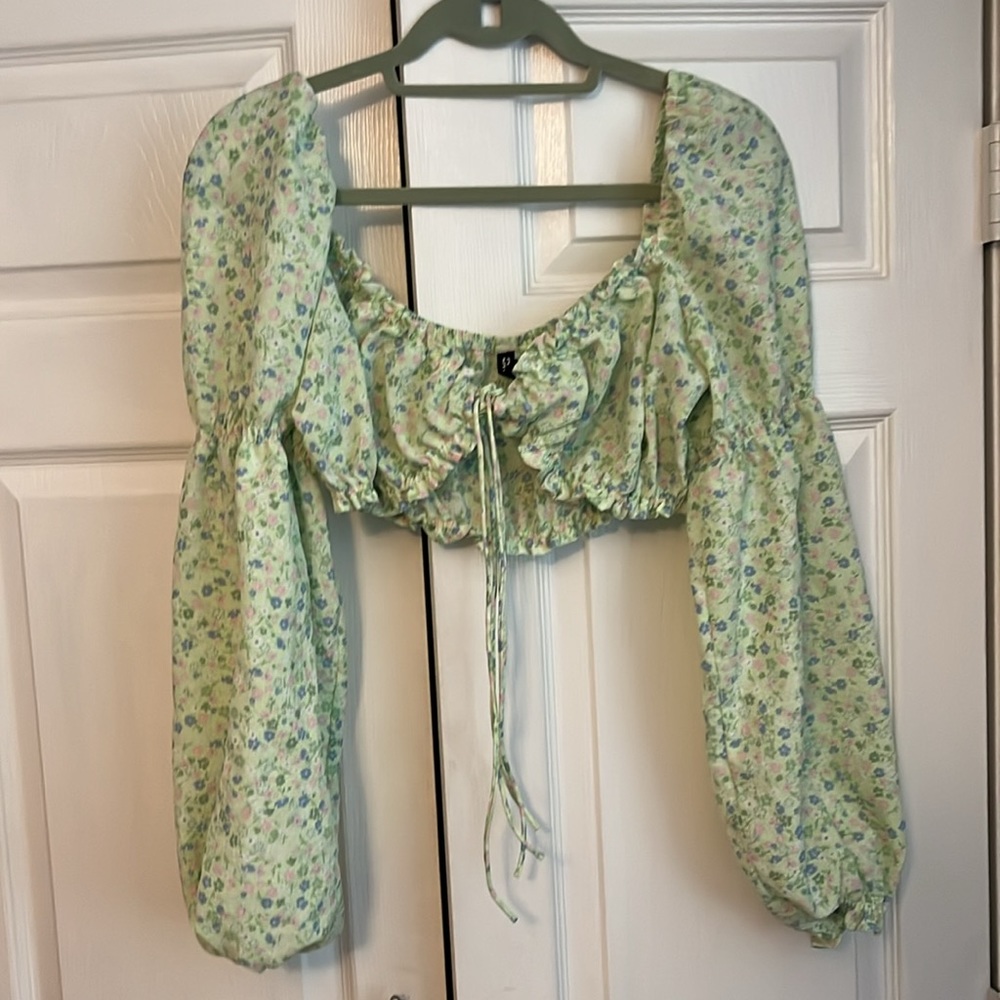 Print Crop Top
